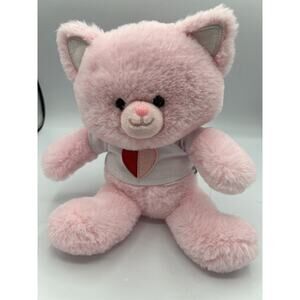 Hallmark My Whole Heart Kitty Cat Plush Soft Cuddly Valentines Toy
